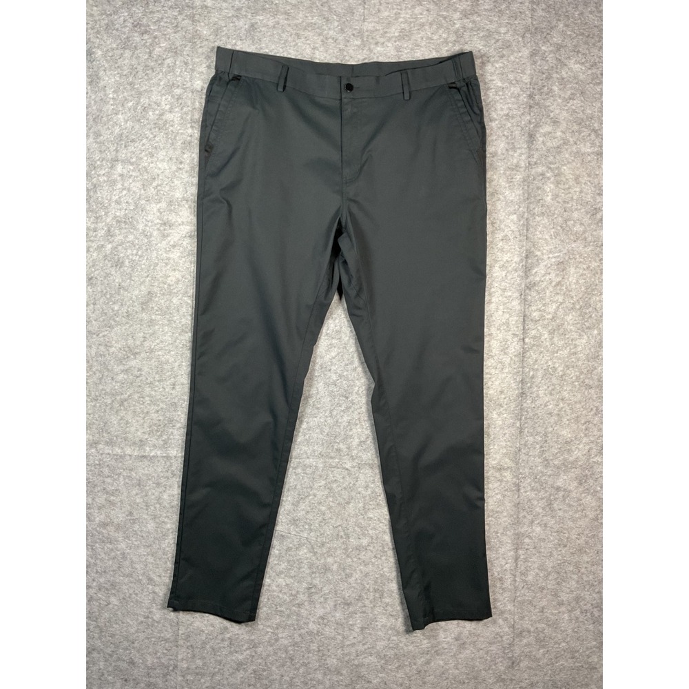 Jack Archer Space Black Flat Front Performance Dress Pants Mens 38x34